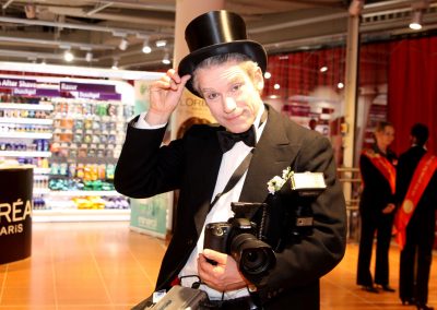 Interaktive Eventfotografie mit Showfotograf und Unterhaltungsfotografie