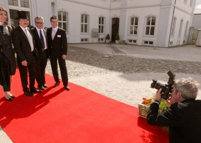 Interaktive Eventfotografie mit Show und Unterhaltungsfotografie auf dem roten Teppich