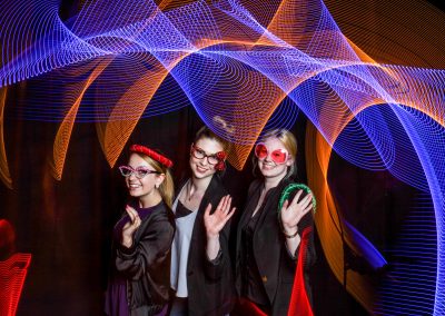 Lichtmalerei als Fotobox-Alternative mit Foto-Entertainment auf einem Event