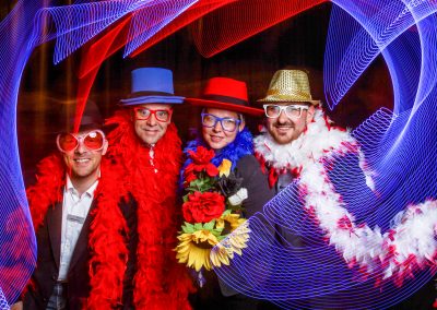 Lichtmalerei als Fotobox-Alternative mit Foto-Entertainment auf einem Event